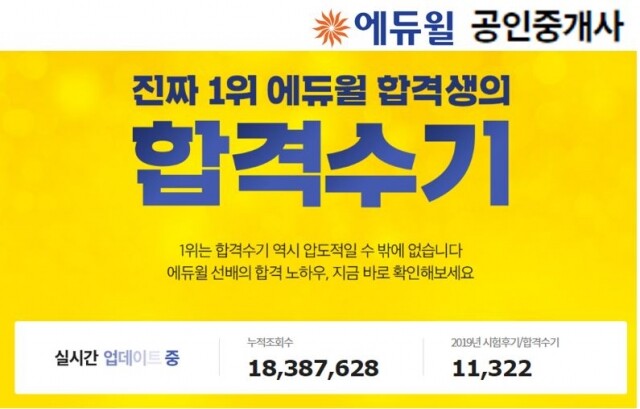 [에듀윌-보도자료] 200327_17시_에듀윌 공인중개사 시험후기 및 합격수기 11만건 돌파! 업계 초격차 실현.JPG