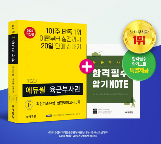 [에듀윌-보도자료] 200603_17시_에듀윌 육군·공군·해군부사관 시험 대비 교재, 온라인서점 베스트셀러 1_3위 차지.png
