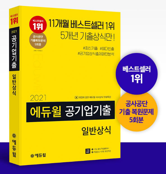 [에듀윌-보도자료] 200829_08시_에듀윌 ‘공기업 기출 일반상식’ 수험서, 온라인서점 베스트셀러 1위 차지…2021 신간 선보여.png