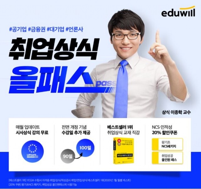 [공무원수험신문] 201221_공기업 대기업 채용 일반상식 대비…에듀윌 취업 ‘취업상식 올패스’ 마련.JPG