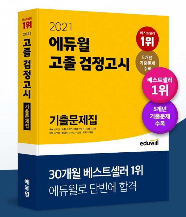 [공무원수험신문] 201224_“인기 실감” 에듀윌 검정고시 고졸 수험서, 온라인서점 베스트셀러 1위_9위까지 점령.jpg