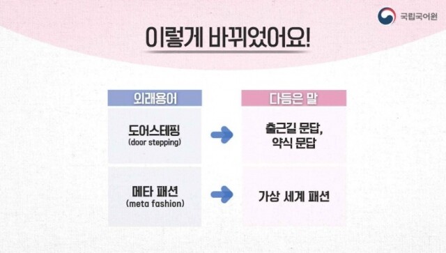 ‘도어스테핑’은 ‘출근길 문답.jpg