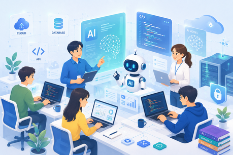 오라클자바교육학원, AI 실무 역량 강화 위한 산대특 재직자 과정 운영